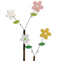 Artikel Decoratieve plug houten bloem H44cm 6 st