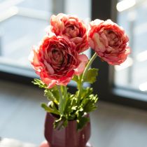 Artikel Kunstmatige ranunculus als boeket voor een elegante en onderhoudsvriendelijke decoratie, 51 cm, 3 stuks