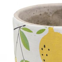 Plantenbak keramiek citroen sier bloempot zomer H17cm