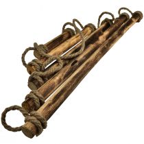 Artikel Wanddecoratie hout boho kerstdecoratie gevlamd 75×105cm