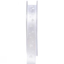 Artikel Cadeaulint wit trouwlint decoratief lint 15mm 20m