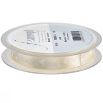 Artikel Cadeaulint crème trouwlint decoratief lint 15mm 20m
