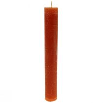 Steekkaarsen gekleurde bruine kaarsen 34×240mm 4st