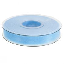 Artikel Organza lint cadeaulint lichtblauw lint blauw zelfkant 15mm 50m