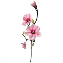 Artikel Kunstbloem Magnolia Tak Magnolia Kunstmatig Roze 59cm 3st