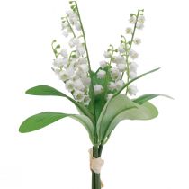 Artikel Decoratieve lelietje-van-dalen kunstbloemen wit lente 31cm 3st