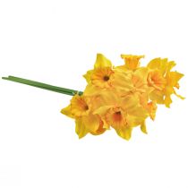 Artikel Narcissen decoratie kunstbloemen gele narcissen 38cm 3 st