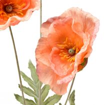 Artikel Kunstbloemen zijden bloemen klaprozen decoratie 75cm