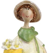 Artikel Decoratieve figuren tuinman tafeldecoratie zomer groen geel 16,5×5,5cm 2st