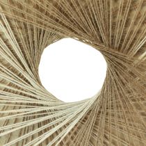 Artikel Boho wanddecoratie decoratieve ring hout naturel natuurlijke vezels Ø40cm