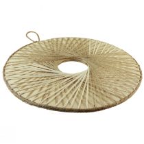 Artikel Boho wanddecoratie houten ring natuurlijke hennep Ø40cm