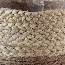 Artikel Mand met handvatten plantenmand zeegras jute Ø23cm H20cm