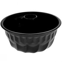 Artikel Keukendecoratie zwarte taartvorm Gugelhupf metaal Ø23cm