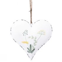 Artikel Hartjes om op te hangen van metaal in landelijke stijl 13cm×13cm 4 st