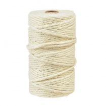 Jute lint jute koordlint jute crème sierlint wit Ø4mm 100m