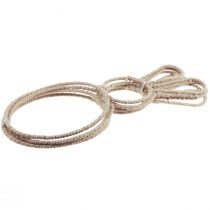 Artikel Paashaas decoratielus naturel Paasdecoratie konijn 20×40cm 4 st