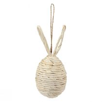 Artikel Decoratieve paaseieren om op te hangen met konijnenoren 13,5 cm 4 st