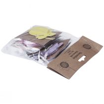 Artikel Honingraatpaashazen Zittende konijntjes om op te hangen 7x4,5x6cm 5st