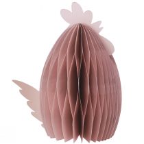Artikel Decoratie Kip Wit Oranje Honingraat Figuren Pasen 19×12×20cm 2 st