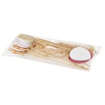 Artikel Paaseidecoratie, bloemenplug Paashout, Paasplug 31,5 cm 12st