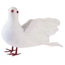 Artikel Bruiloft decoratie decoratieve duif witte bruiloft duif decoratie 17×23cm