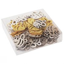 Artikel Strooidecoratie houten bijendecoratie tafeldecoratie zomer 4×3,5cm 72 st