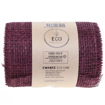 Artikel Tafelloper jute tafellint jute lint wijnrood 15cm 10m