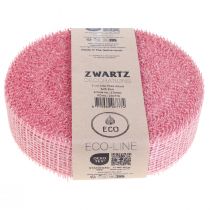 Artikel Juteband, netband, tafelband, decoband, jute, lichtroze, 5 cm, 40 m