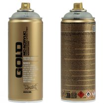 Artikel Spuitverf Spray Grijs Montana Goud Dak Mat 400ml