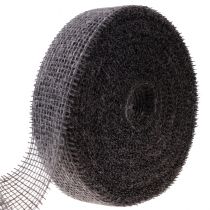 Juteband netband decoband jute bruin taupe 5cm 40m