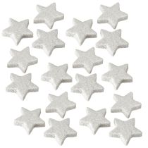 Artikel Verspreide sterren met glittercrème 2,5 cm 96 stuks