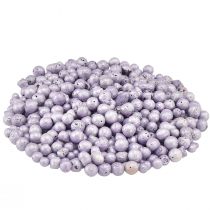 Artikel Briljante sierkralen 4mm - 8mm paars 1l
