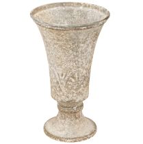 Artikel Antieke metalen kelk, decoratieve kelk, vintage vaas, Ø11cm, H17,5cm