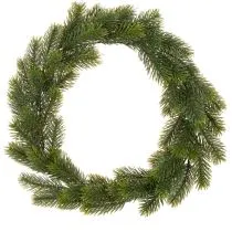 Artikel Kunstmatige dennenkrans in groen voor deurdecoratie, 35 cm