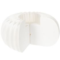 Artikel Honingraat papieren ring in de vorm van een pompoen, groot formaat, voor gedroogde bloemen en herfstdecoratie, 24 cm, 4 stuks