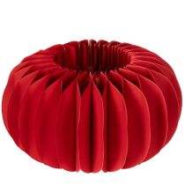 Artikel Papieren decoratie, honingraatvormige papieren pompoen, rond, moderne tafeldecoratie, 24 cm, 4 stuks