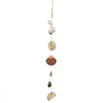 Artikel Maritieme decoratieve wanddecoratie, schelpenslinger, maritieme slinger L125cm