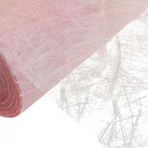 Artikel Deco fleece tafelloper Sizoweb roze 30cm 25m