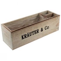 Artikel Kruidendoos houten kruidendoos naturel 39×13×12cm