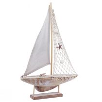 Artikel Decoratie zeilschip zeilboot maritieme decoratie 31,5×5,5×48cm