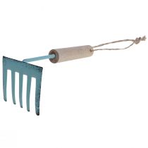 Decoratie hanger tuingereedschap vintage deco balkon 12,5cm 3st