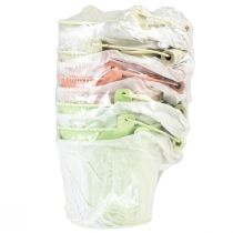 Artikel Emmer met handvat plantenbak pastel metaal Ø10cm H8cm 10 st