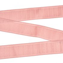 Artikel Decoratief lint lintlussen roze 40mm 6m