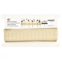 Artikel Decoratief lint lintlussen bruin 40mm 6m