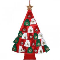 Artikel Adventskalender om zelf te vullen vilten kerstboom H115cm