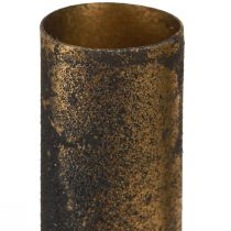 Artikel Adventskaarshouder vintage goud voor stokkaarsen Ø23mm 4st