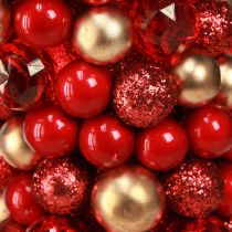 Artikel Adventskrans roodgouden bollenkrans Kerstmis Ø33cm