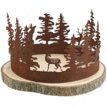 Hert Deco Forest Patina Deco Boomschors Naturel Ø25-27cm