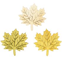 Artikel Esdoornbladeren voor het strooien van herfstkleuren assorti 4cm 72 st