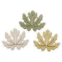 Artikel Tafeldecoratie herfst strooidecoratie houtdecoratie esdoornblad 4cm 72 st